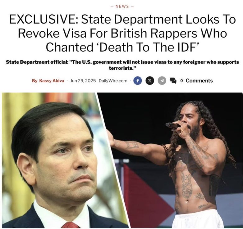 State Department Moves to Block Bobby Vylan's Controversial Tour! Bobby Vylan visa issues, U.S. tour restrictions, terrorism support policy