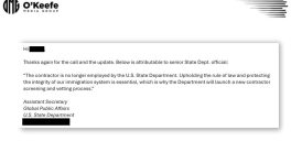 State Department Shocker: Visa Specialist Fired Amid Vetting Overhaul!  visa vetting process, State Department employment changes, U.S. immigration policy 2025