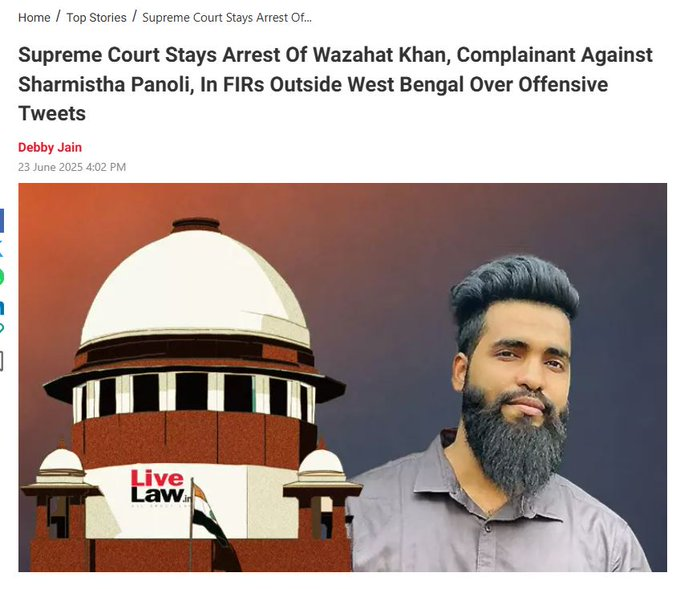 Supreme Court's Silence Sparks Outrage Over Arrest of Activist! Supreme Court decisions, West Bengal Police arrests, Sharmistha Panoli case