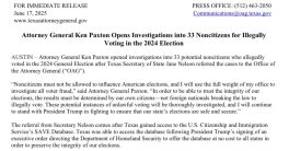 Texas AG Exposes Shocking Noncitizen Voting Scandal!  voter fraud investigation, electoral integrity laws, noncitizen voting concerns