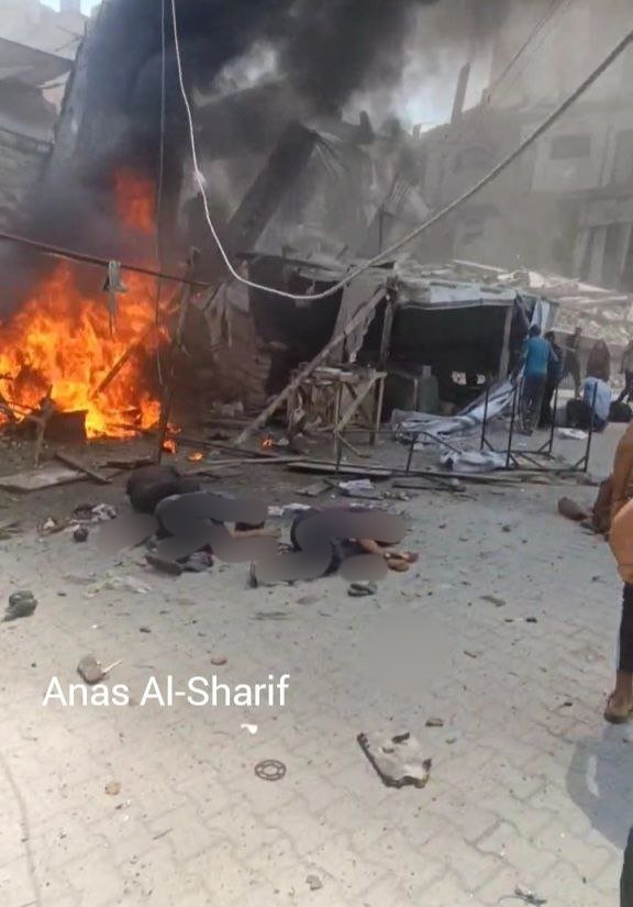 "Tragic Israeli Strike Hits Gaza Refugee Camp, Multiple Casualties" Gaza conflict updates, Al-Shati refugee camp news, Israeli airstrike casualties