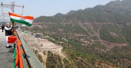 "Tricolour Soars: Is Chenab Bridge India's Boldest Infrastructure Triumph?"  Chenab Rail Bridge construction, futuristic infrastructure development, India engineering achievements