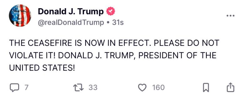 Trump Declares Ceasefire: Will Chaos Erupt Despite His Warning?  ceasefire agreement, political tensions, international diplomacy