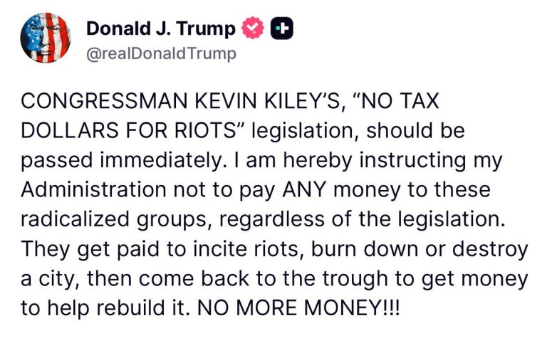 Trump Declares War on Riot Funding: No More Cash for Chaos! anti-riot legislation, government funding reforms, civil unrest accountability