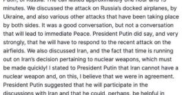 Trump Deletes Post: Is He Surrendering to Putin's Demands?  Trump Putin relationship, political accountability, social media transparency