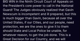Trump Triumphs: Court Blocks Newsom's Guard Grab, Sparks Fury!  Trump legal victory, National Guard authority, California governor controversy