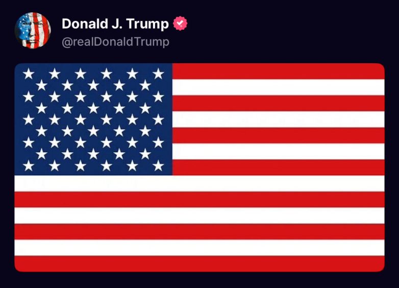 Trump's American Flag Post Sparks Outrage, Echoes Soleimani Strike! Trump American flag symbolism, Soleimani drone strike impact, US presidential social media strategy