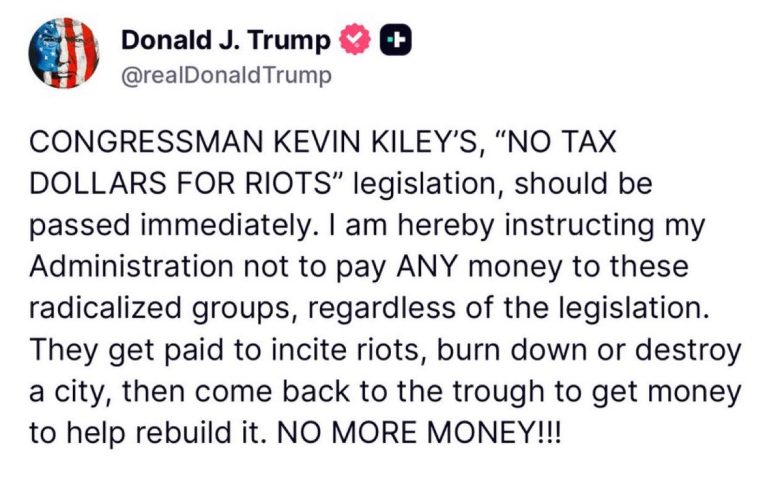 Trump's Bold Move: Halt Fund Flow to Controversial Riot Groups! riot funding policies, Trump administration directives, civil unrest financial control