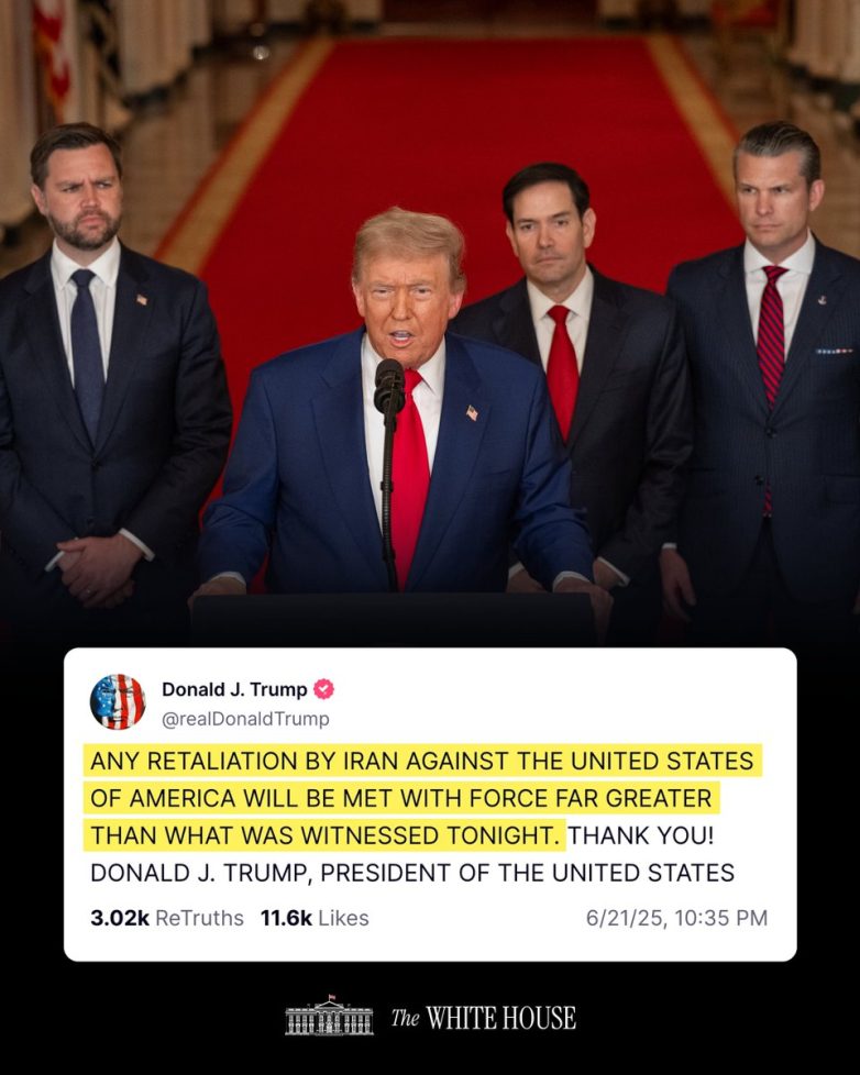 Trump's Stark Warning: Iran's Retaliation Will Face Devastating Fury! Iran US relations, military retaliation strategy, geopolitical tensions 2025