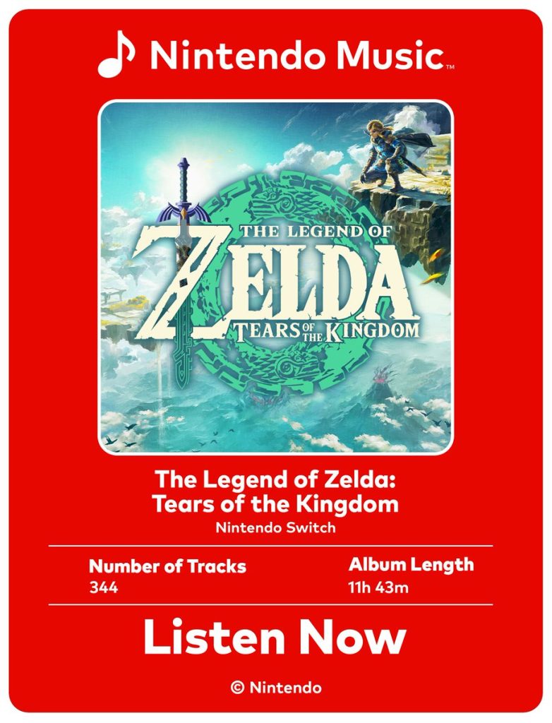 Zelda's Epic Soundtrack Hits Nintendo Music: Fans Divided!  Zelda music streaming, Nintendo game soundtracks, Tears of the Kingdom soundtrack release