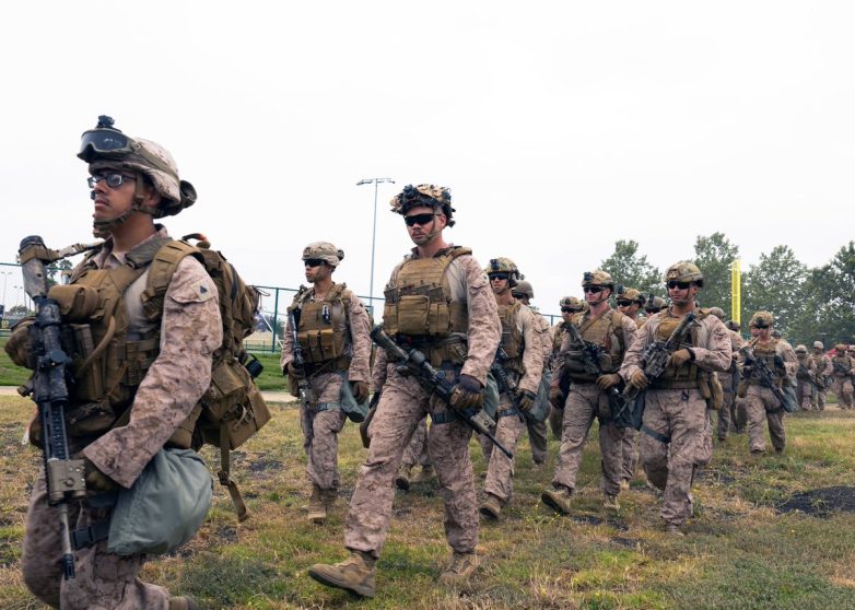 "200 Marines Head to Florida: Is This the Start of Martial Law?" military deployment immigration enforcement, border security operations, federal law enforcement support