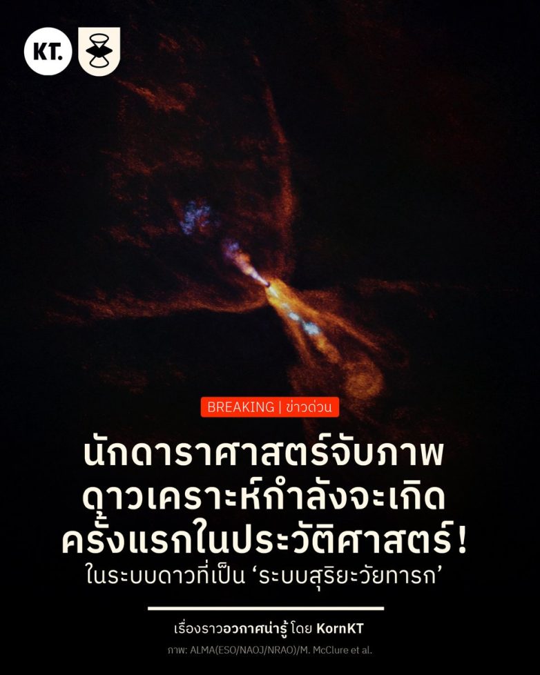 Astronomers Witness Historic Birth of New Planet in Baby Star System! การเกิดดาวเคราะห์ใหม่, ระบบดาวฤกษ์อายุน้อย, การสังเกตการณ์ดาราศาสตร์