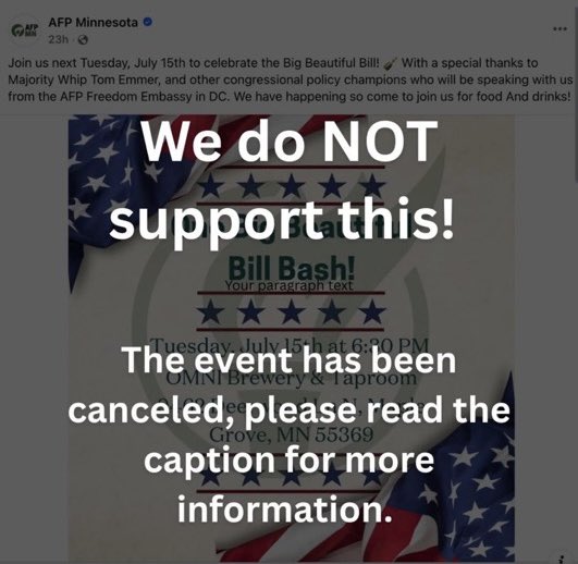 Brewery's Political Bias: Canceled Conservative Event Sparks Outrage!  breweries hosting political events, Maple Grove conservative event cancellation, double standards in event policies