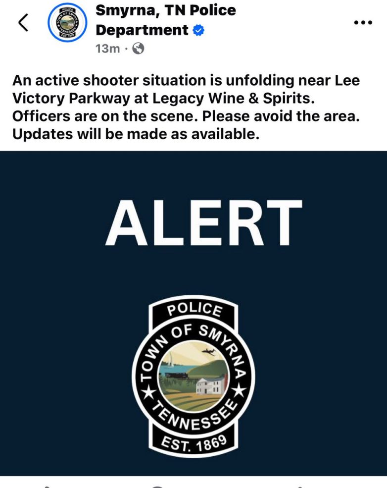 "Chaos Unfolds: Active Shooter Strikes Smyrna Liquor Store!" active shooter incident, Smyrna community safety, Tennessee emergency response