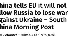 China's Bold Promise: Russia Must Win Ukraine War, What’s Next?  global conflict dynamics, geopolitical alliances, military support strategies
