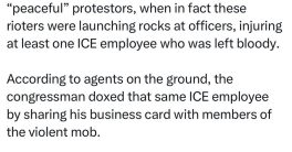 Democrat Rep. Carbajal Accused of Endangering ICE Agent's Life!  ICE agent safety, political accountability, mob violence consequences