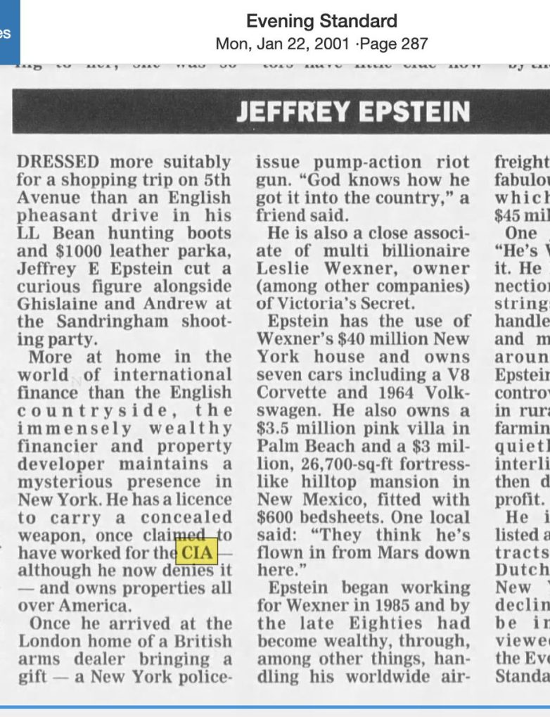 Epstein's Shocking CIA Claim: What Was He Really Involved In? Epstein CIA connections, intelligence community scandals, high-profile criminal investigations