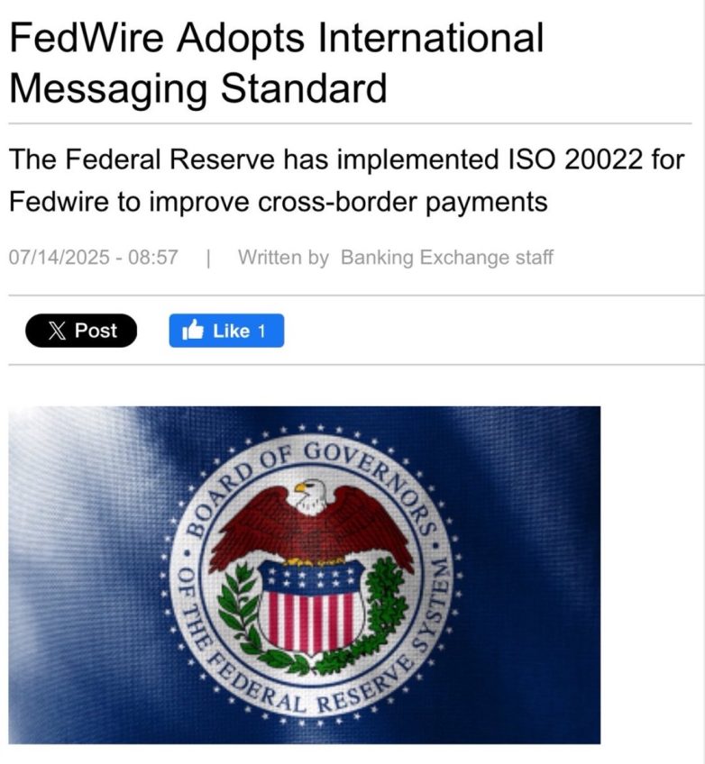 Fed's Bold Move to ISO 20022: Will XRP Revolutionize Payments? ISO 20022 adoption, Fedwire enhancements, cross-border payment efficiency