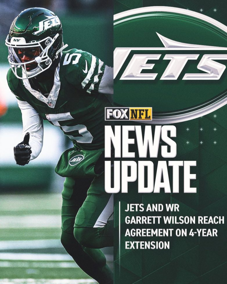 Garrett Wilson's Shocking $130M Deal: Is This NFL's New Norm? NFL contract news, wide receiver contract extension, Jets player salary updates