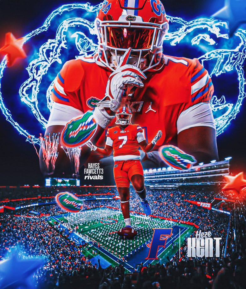 Heze Kent Shocks Fans: Chooses Florida Over Texas, Miami! Florida Gators football recruits, Heze Kent commitment news, college football recruiting updates