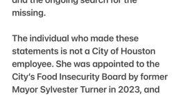 Houston Mayor Expels Key Advocate from Food Insecurity Board!  Food Assistance Policy Changes, Community Nutrition Advocacy, Local Government Accountability