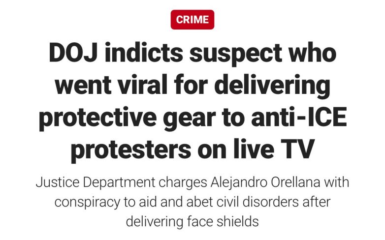 "Indicted Activist's Bionic Shields: Who's Behind the Conspiracy?"  insurrection support funding, civil disorder charges, Bionic face shield controversy