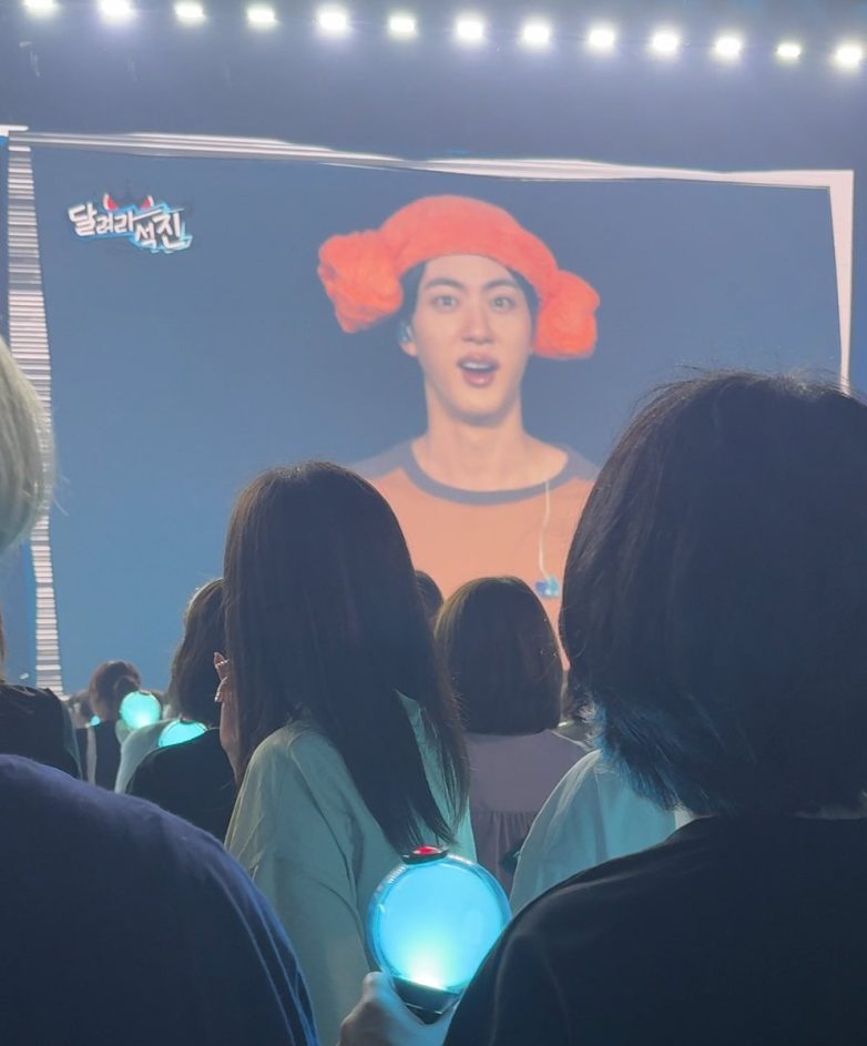 "Jin Stuns Fans: Bold Forehead Reveal and Sauna Chic Steal Spotlight!"  K-pop fashion trends, Jin super tuna performance, unique sauna outfits