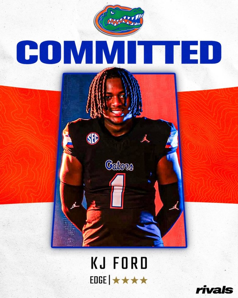 KJ Ford Shocks Fans: Florida Commitment Raises Eyebrows! college football recruitment, Florida Gators commitment, EDGE prospects 2025