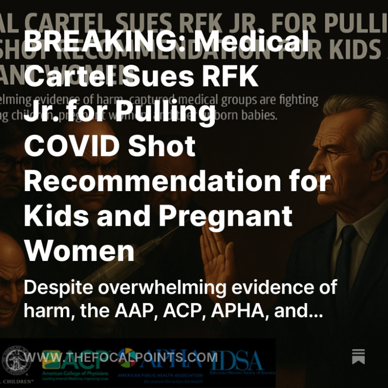 Medical Cartel Strikes Back: RFK Jr. Challenges COVID Vaccine Mandate! vaccine safety concerns, pediatric health advocacy, maternal health implications