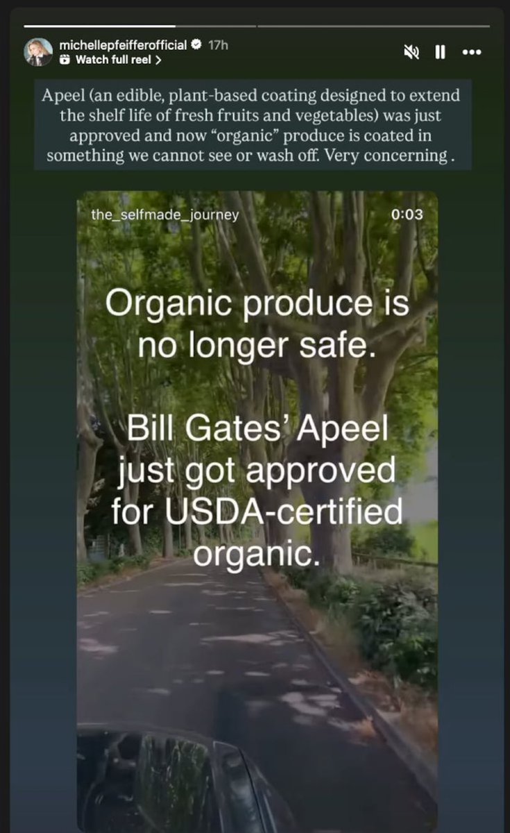 Michelle Pfeiffer Battles Bill Gates: Apeel's Dark Truth Revealed! organic produce preservation, Michelle Pfeiffer activism, Bill Gates controversy