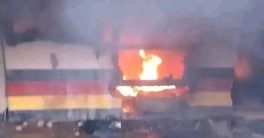 "Outrage Erupts: Police Station Torched After Student's Death!"  police station fire incident, student shooting protest, law enforcement accountability