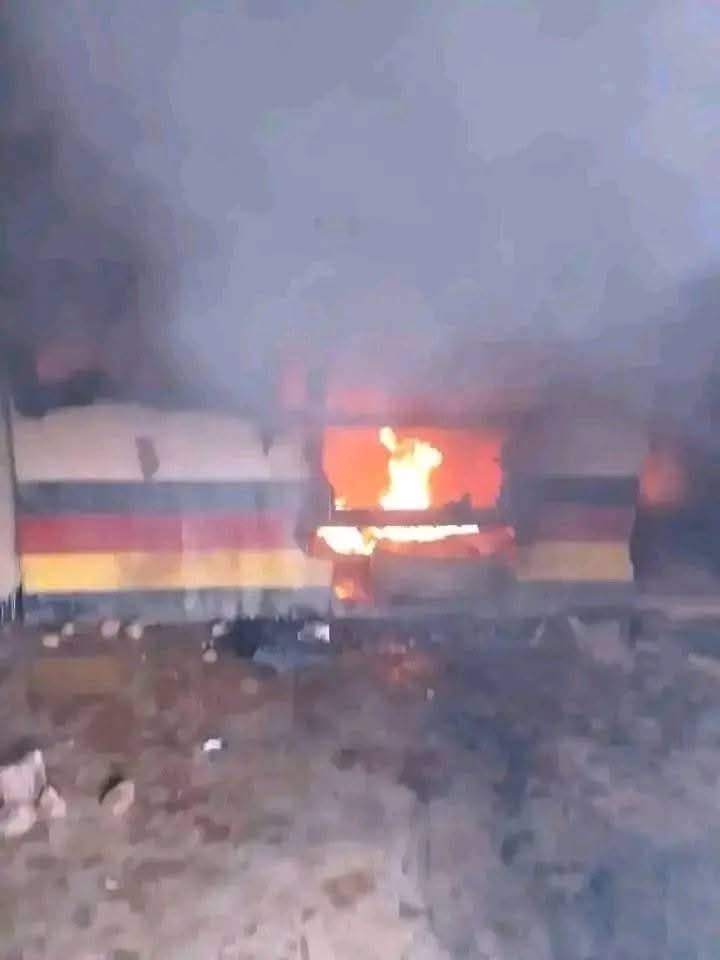 "Outrage Erupts: Police Station Torched After Student's Death!" police station fire incident, student shooting protest, law enforcement accountability