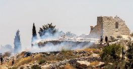 "Outrage as Israeli Settlers Torch Ancient Monastery in Taybeh!"  Christian heritage preservation, West Bank cultural heritage, religious site protection