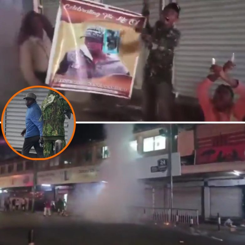 Police Clash with Grieving Mourners at Vigil for Mask Vendor! candlelight vigil Nairobi, police tear gas incident, Boniface Kariuki memorial
