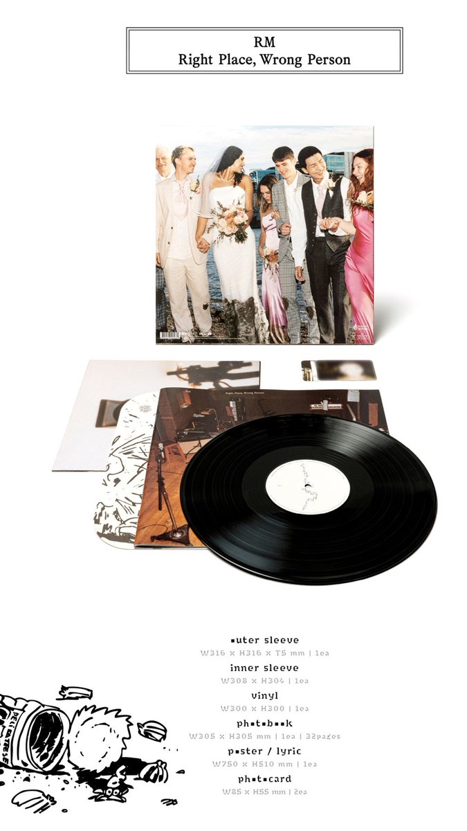 RM's Vinyl Release: Why "Right Place, Wrong Person" Sparks Debate! vinyl record release, RM music album, K-pop vinyl collection
