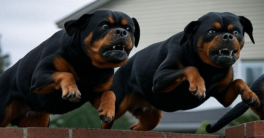 Rottweilers Attack Temple-Goer: Owner Threatens Witnesses!  dog attack safety, Rottweiler breed concerns, pet owner responsibility