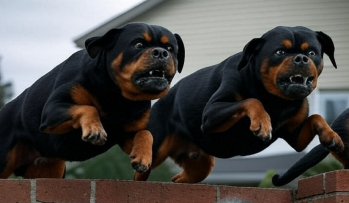 Rottweilers Attack Temple-Goer: Owner Threatens Witnesses! dog attack safety, Rottweiler breed concerns, pet owner responsibility