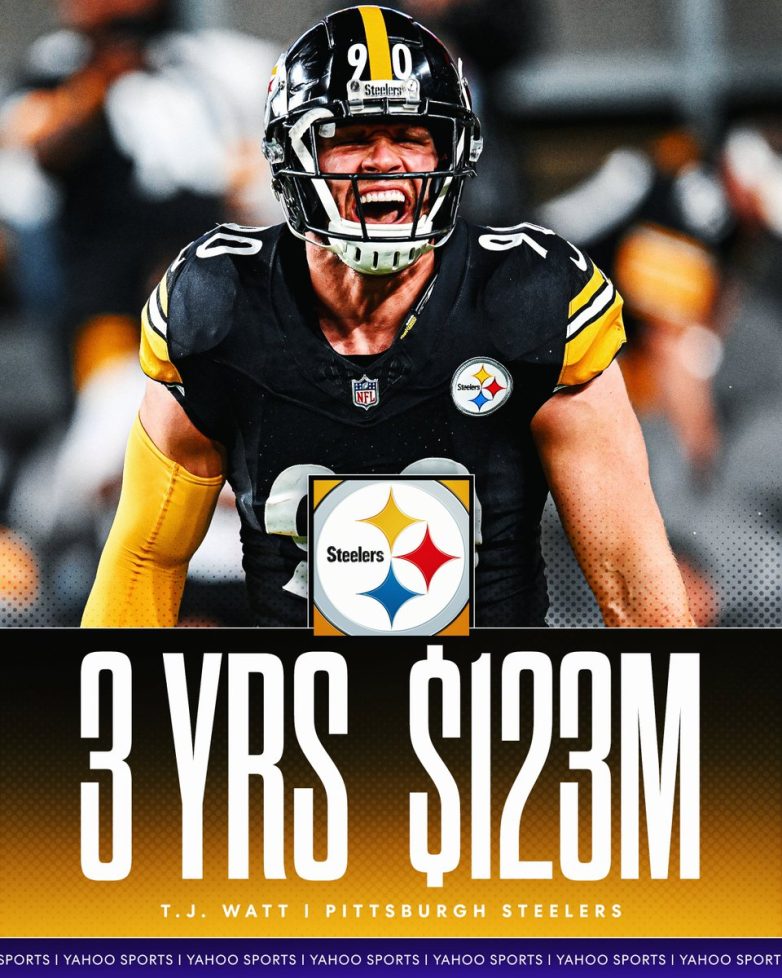 Steelers’ Shocking Move: T.J. Watt Becomes NFL's Highest-Paid Non-QB! T.J. Watt contract news, highest paid NFL players, Steelers salary cap strategy
