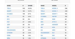 Tesla's Unstoppable Surge: Crushing Rivals with 43.5% Market Share!  electric vehicle market, Tesla Model 3 performance, EV sales growth Ireland