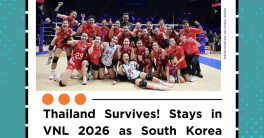 Thailand's Stunning Victory Sends South Korea Packing from VNL!  Thailand volleyball success, South Korea relegation news, VNL 2025 tournament updates