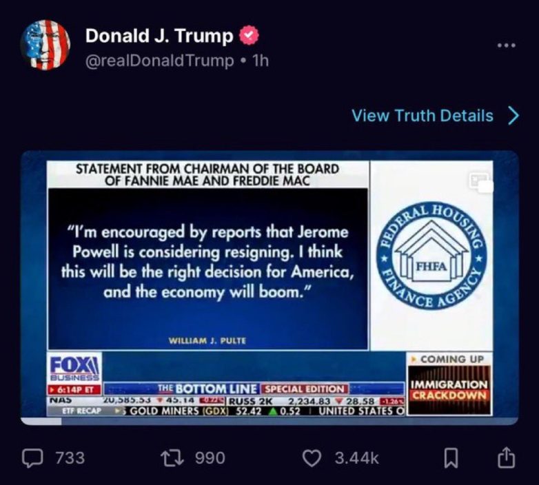 Trump Sparks Outrage with Shocking Claim About Fed Chair Resignation! Trump news update, Federal Reserve leadership change, Jerome Powell resignation rumors