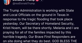 Trump and Noem's Bold Texas Flood Relief: Genuine Help or Political Stunt?  federal disaster assistance, emergency response coordination, natural disaster relief efforts