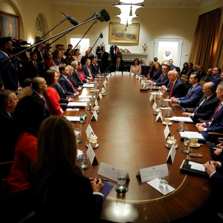 Trump's Cabinet Meeting: Will Hard Questions Ignite Chaos? Cabinet meeting news, Trump administration updates, political strategy discussions