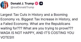 Trump's Fury: GOP Stalls on Tax Cuts Amid Economic Chaos!  tax policy analysis, economic growth strategies, voter sentiment trends
