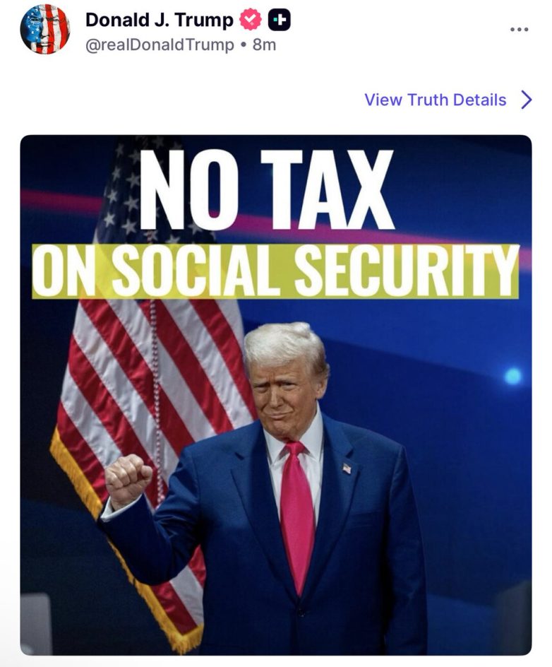 Trump's Shocking Promise: No Tax on Social Security Sparks Outrage!  Social Security tax reform, Trump fiscal policy impact, retirement income tax exemption